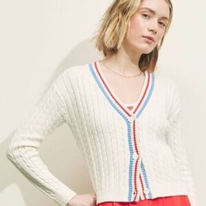 PRINCE  X TARGET PICKLEBALL CROPPED CARDIGAN